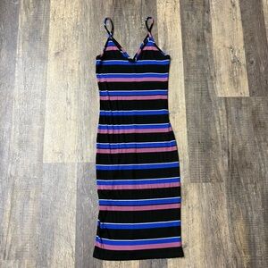 Women’s Express stripped dress size medium